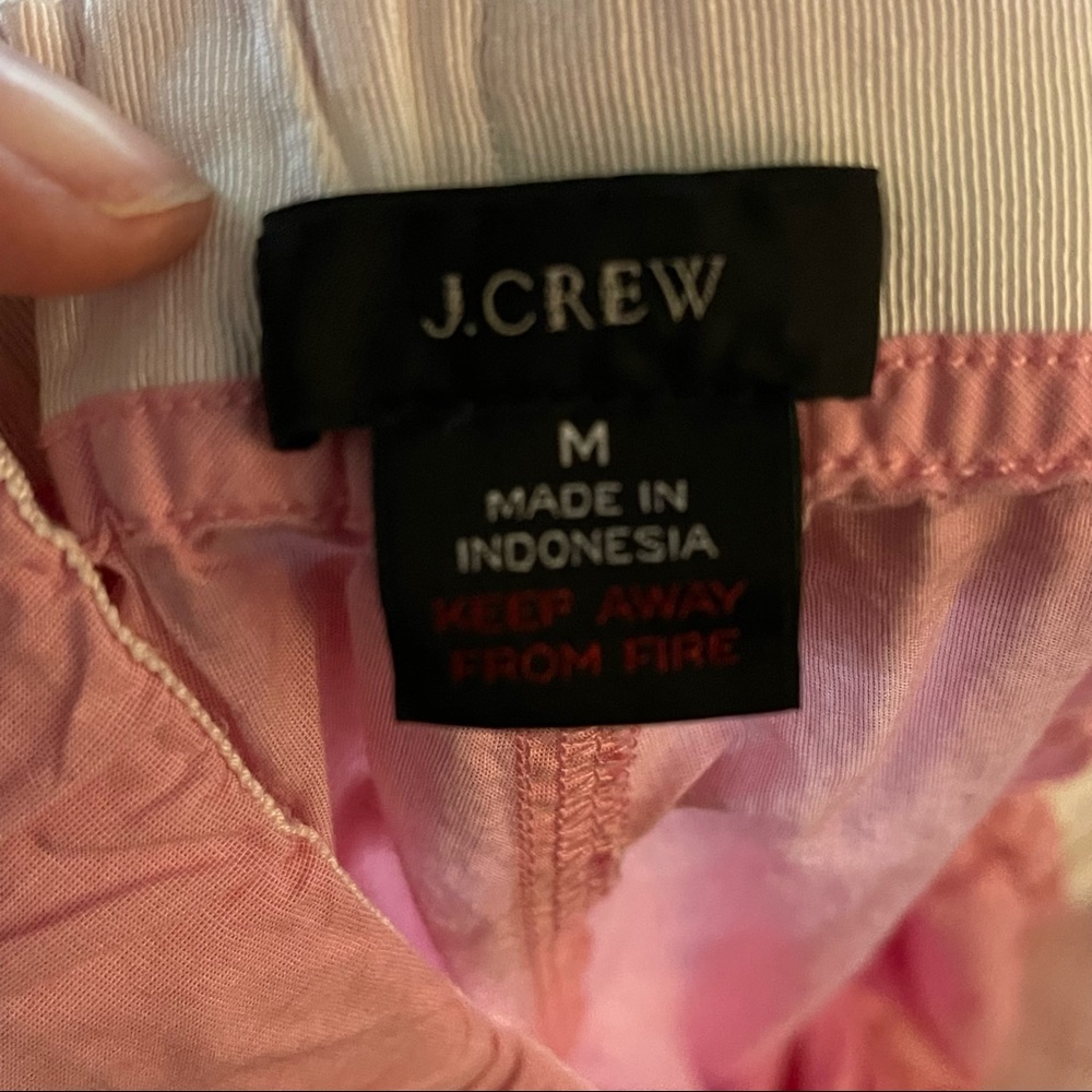 J. Crew cotton pajama set, pink - size Med. - Picture 2 of 8